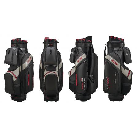 Rydz Gear Cartbag Big Rick WR, schwarz/silber/anthrazit