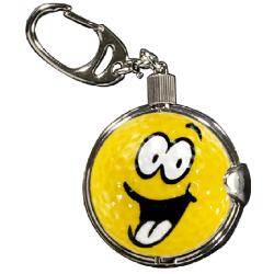 Schlüsselanhänger mit entnehmbarem Golfball Smiling Face