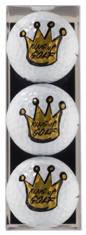 Golfball-Set &quote;King of Golf&quote;