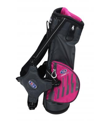 SALE U.S. Kids Golf Ultralight Series Bag, UL39 / 100-107cm, grau/pink