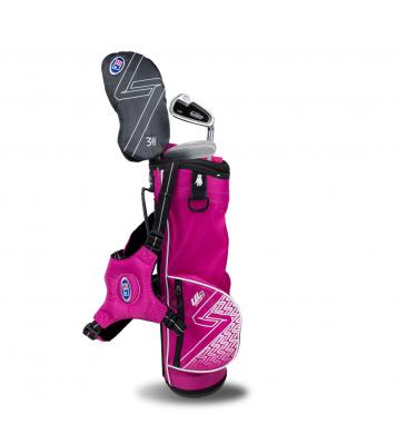 U.S. Kids Golf UL7 Starterset Ultralight UL39, 100-107cm, RH, pink