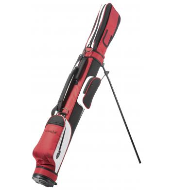 Silverline Sunday Stand Bag, schwarz/rot/weiß