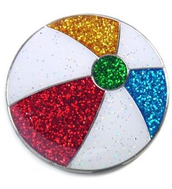 Navika Glitzy Ballmarker Beach Ball