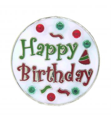Navika Glitzy Ballmarker Happy Birthday