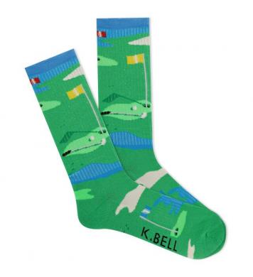 K. Bell Herren-Golfsocken Golf Course