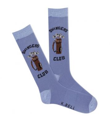 K. Bell Herren-Golfsocken Swingers Club