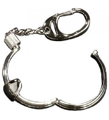 Schlüsselanhänger mit entnehmbarem Golfball, OHNE Ball