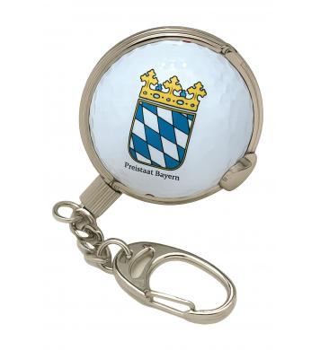 Schlüsselanhänger mit entnehmbarem Golfball Bayern