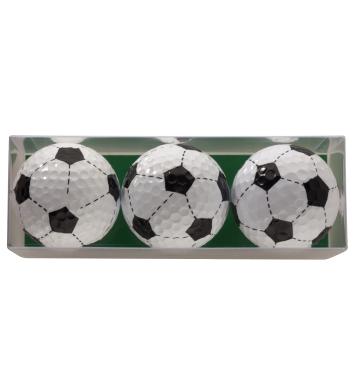 Golfball-Set Fußball